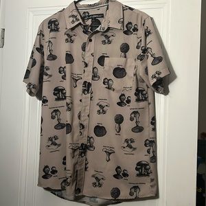 Mushroom Button Down Tee